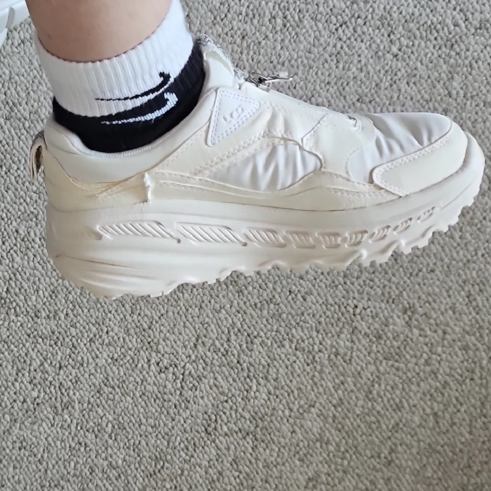 UGG CA805 Women's White/Cream Zip Sneakers - Picture 13 of 16